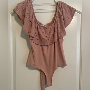 Off the shoulder bodysuit